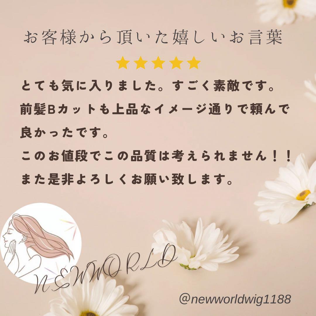 新世界プレミア真皮シリーズ★全人毛　ヘアピース　ウィッグ15*17総手植え45㌢