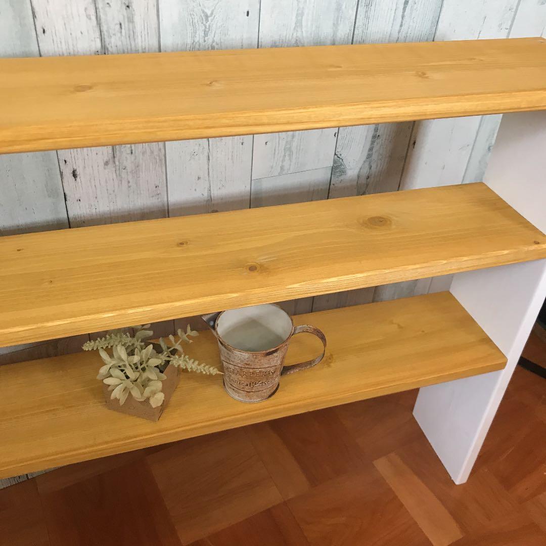 シェルフ 飾り棚 幅80cm パイン材