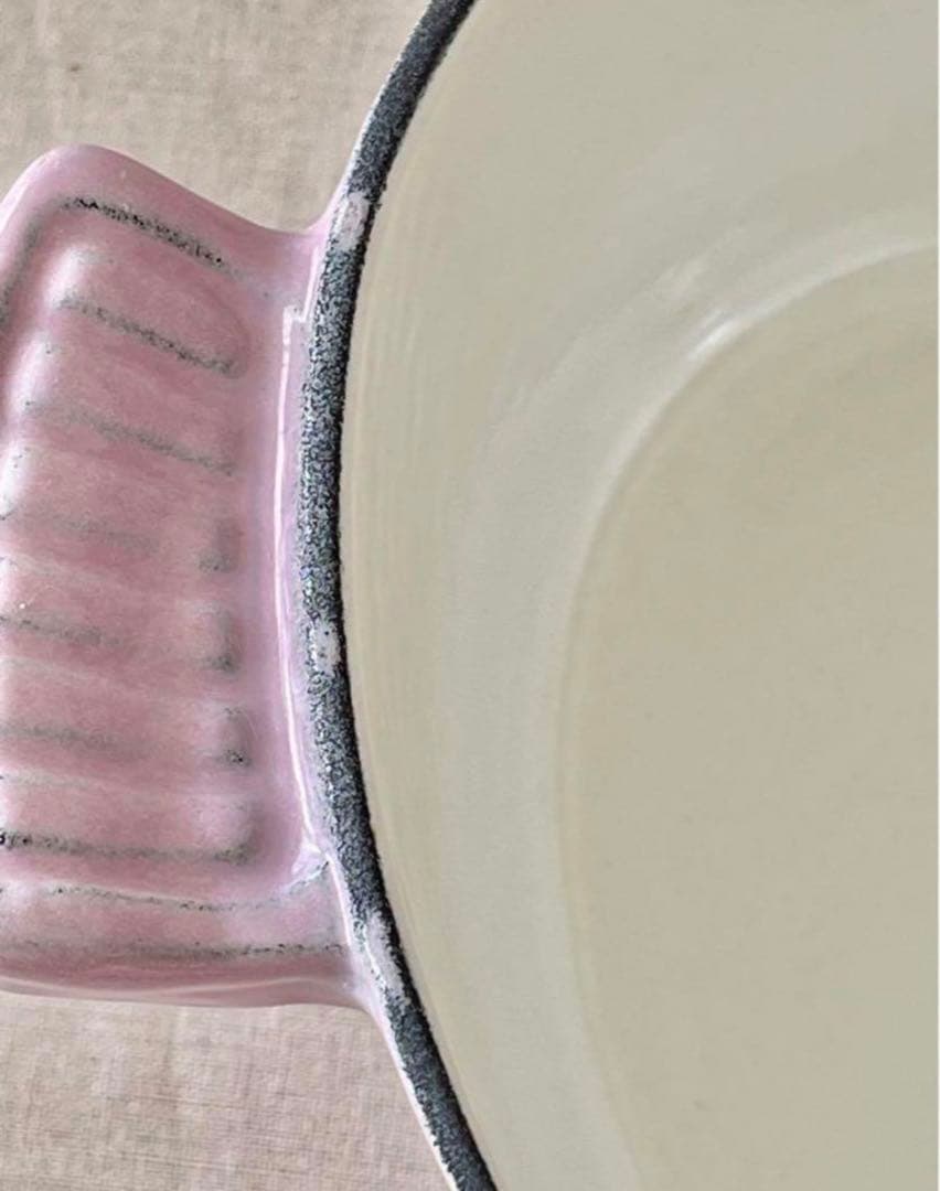 ＊＊ココット・ダムール　ル・クルーゼ＊＊美品　サテンピンク　希少激レア