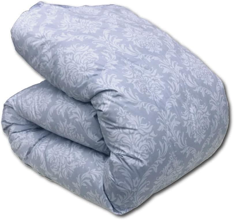 【新品】　西川　羽毛布団　シングル　ダウン85%　軽量　ブルー