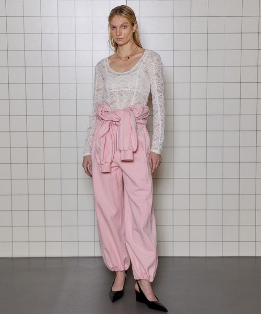 【美品✨】MAISONSPECIAL 川口春奈着用 スウェットトラックロンパース