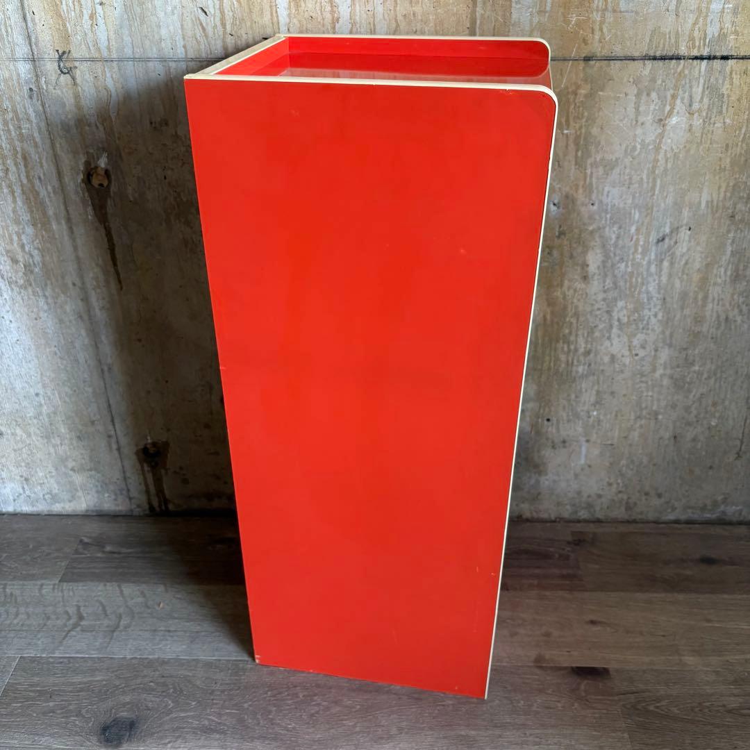 昭和レトロ レトロポップ 5段チェスト オレンジ　レトロタンス　ヴィンテージ