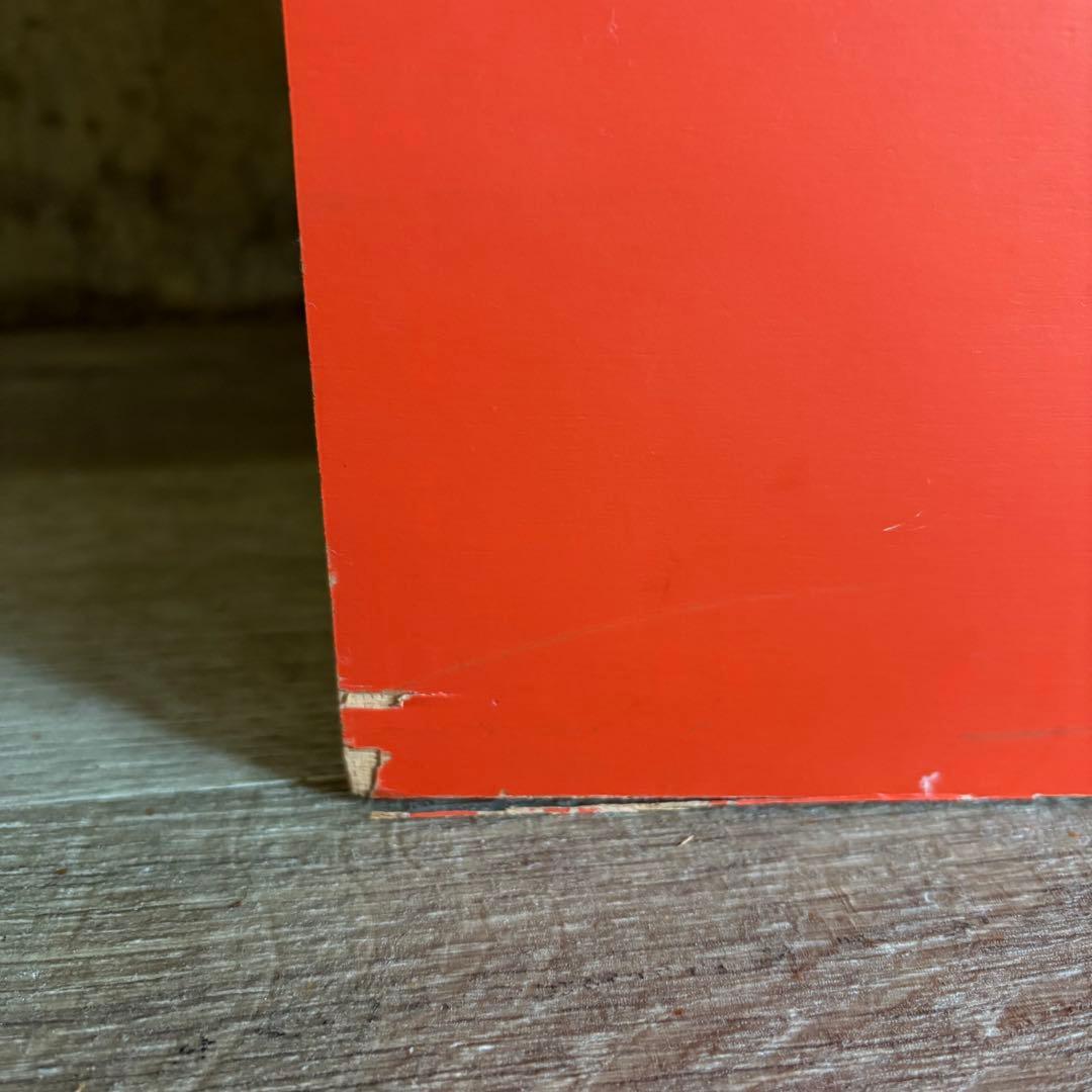 昭和レトロ レトロポップ 5段チェスト オレンジ　レトロタンス　ヴィンテージ