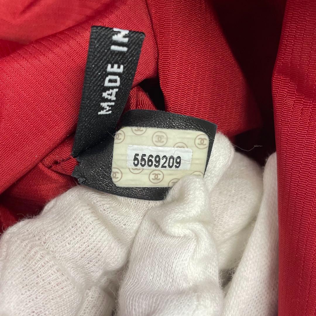 シャネル 旧トラベルライン ボストンバッグ トラベル 大容量 ナイロン ブラック