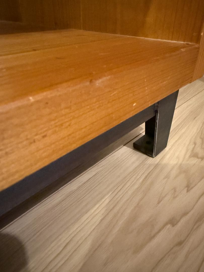 無垢木製 オープンシェルフ テレビ台 小物置 ローテーブル