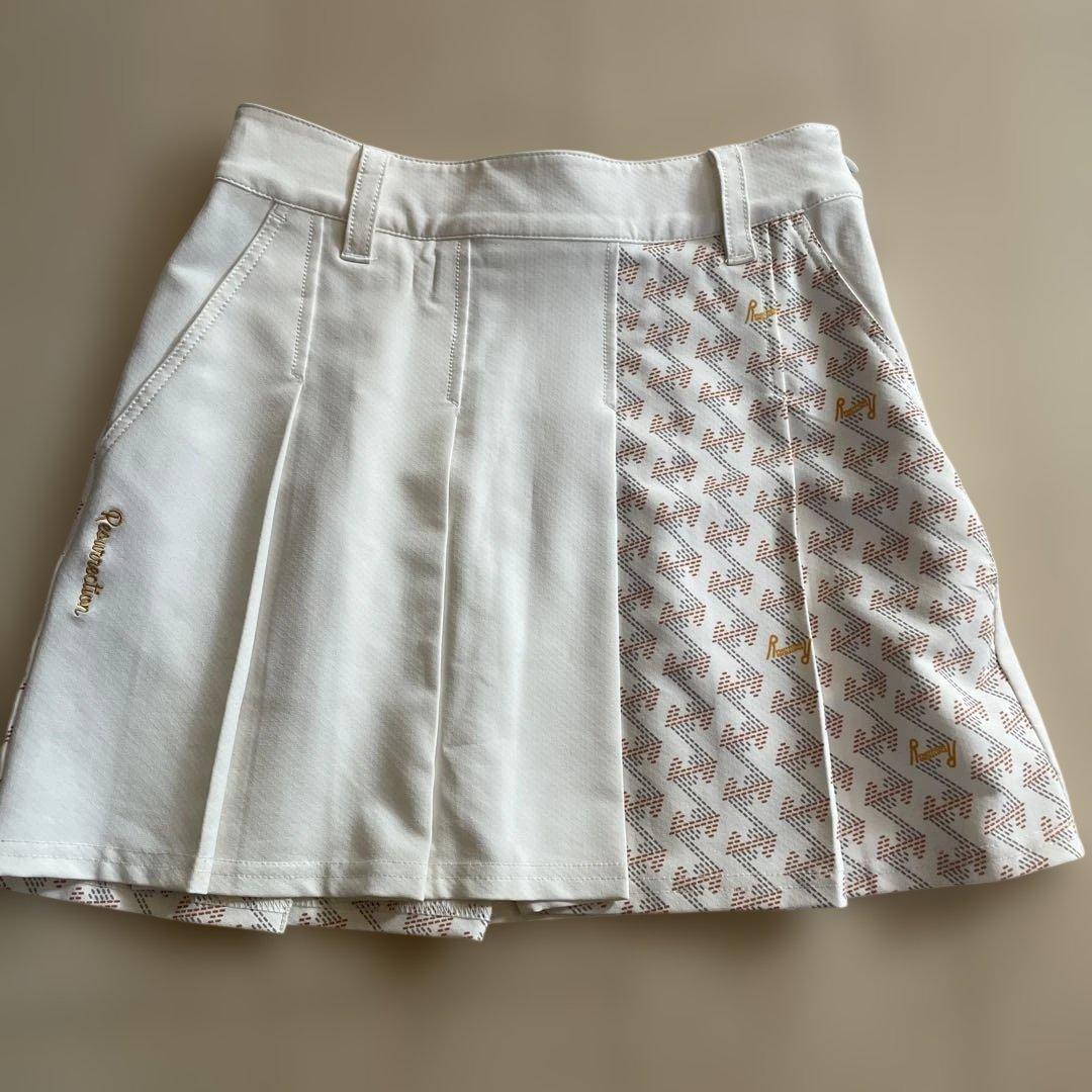 美品✨️Resurrection ホワイト プリーツスカート XS