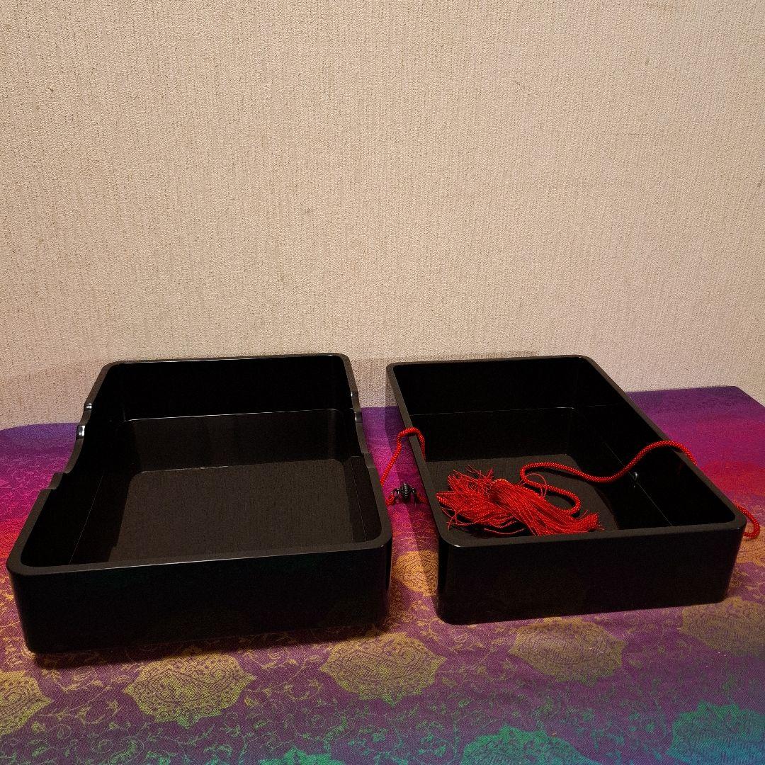 新品・未使用☆昭和レトロ　輪島塗　免状箱　茶道具　華道　嫁入り道具　小物入れ