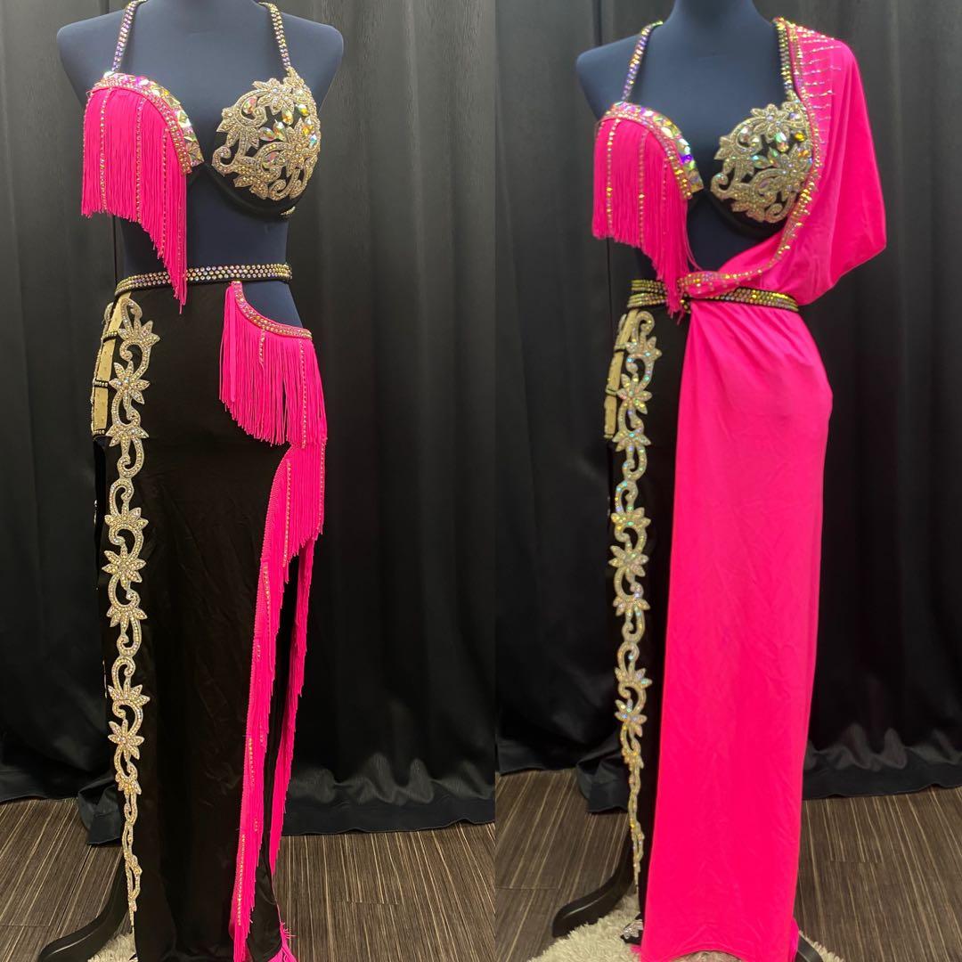 ベリーダンス バラディ　シャービー　衣装　3点セット　ドラムソロ