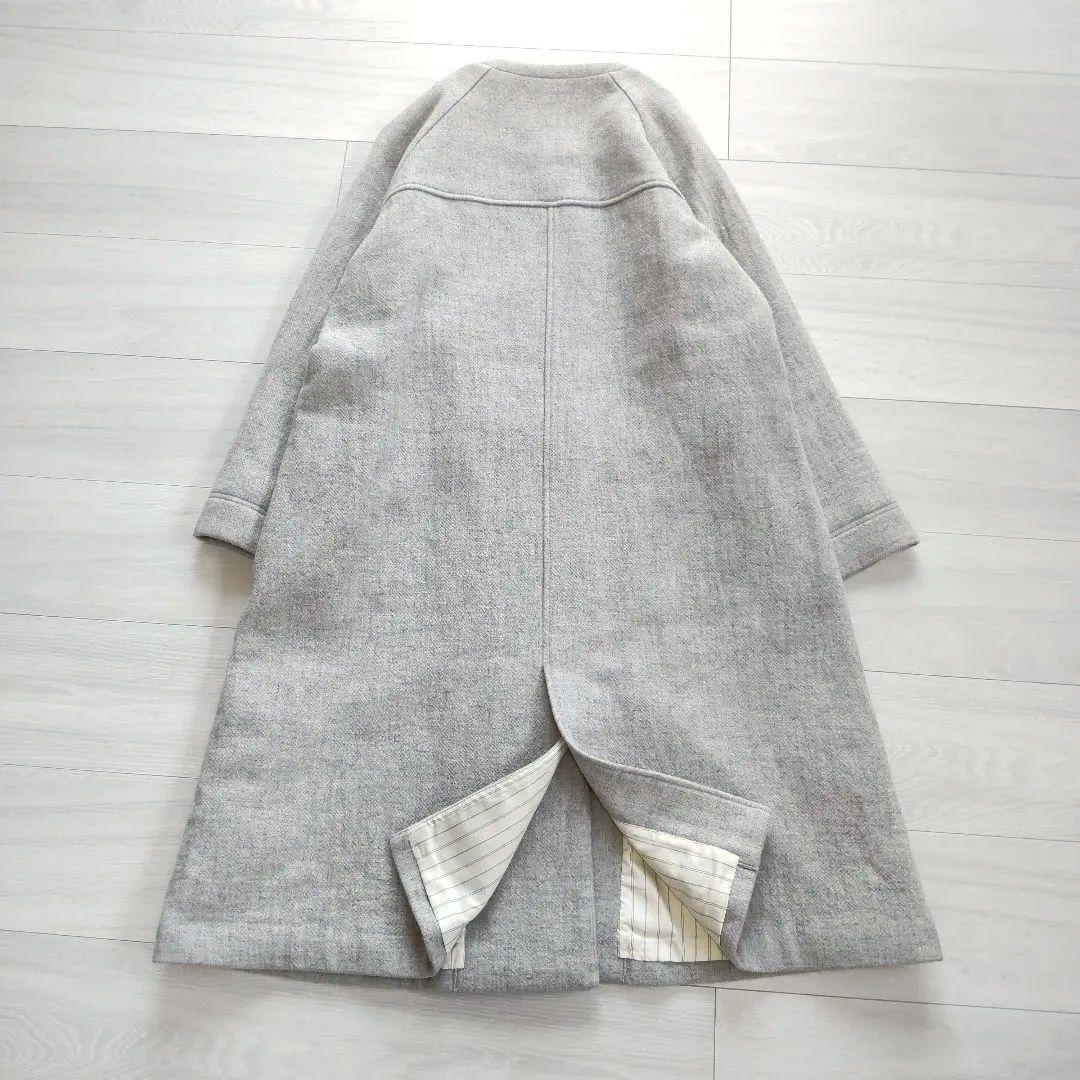 北欧、暮らしの道具店 柔らかシルエットのノーカラーコート 完売品