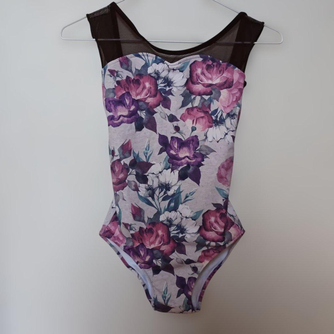 unoa ウノア 花柄レオタード　サイズML