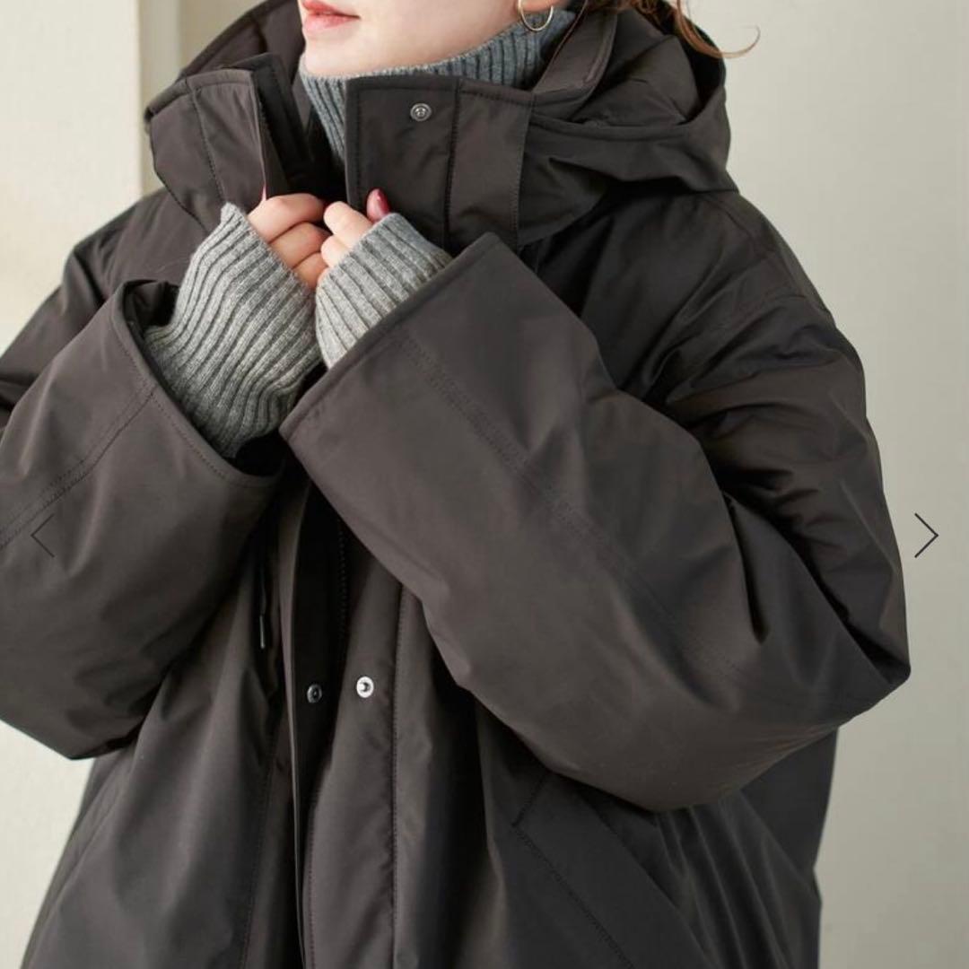 新品未使用Spick and Span2WAY撥水ダウンハーフコート34