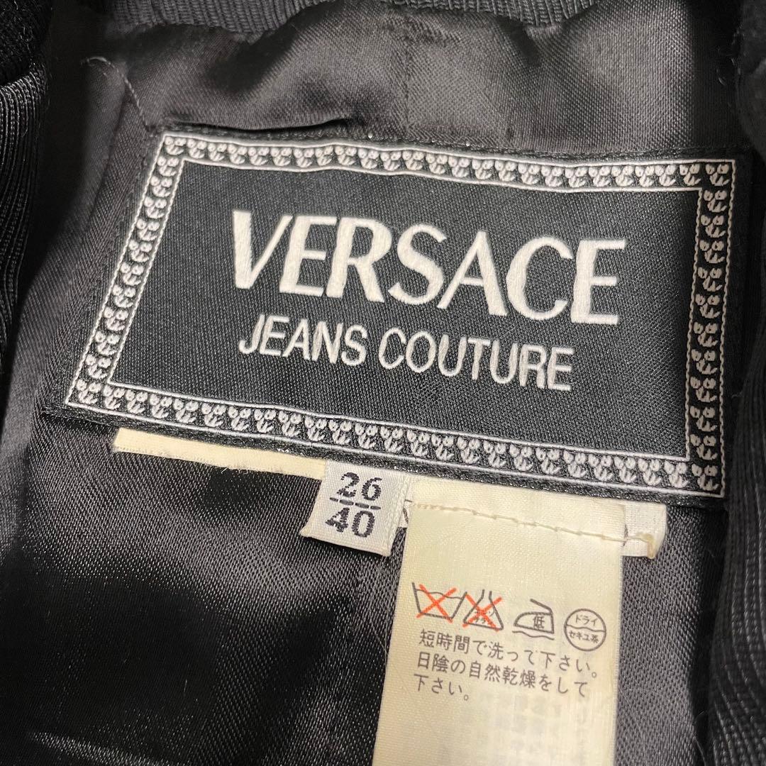 美品！イタリア製！VERSACE ヴェルサーチ　レディーススーツ上下 Sサイズ