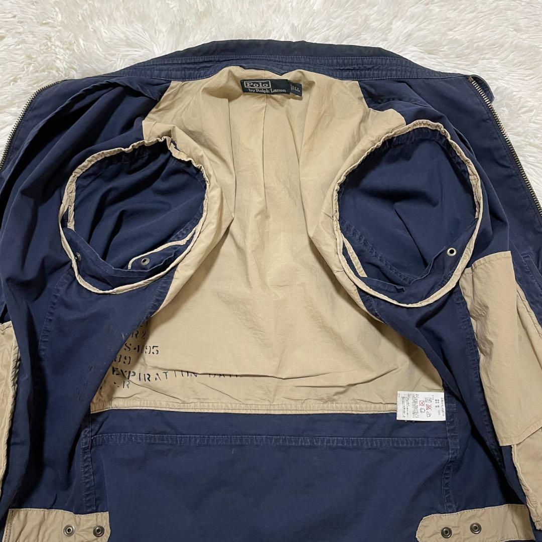 RALPH LAUREN ラルフローレン スイングトップ ネイビー LL 90s