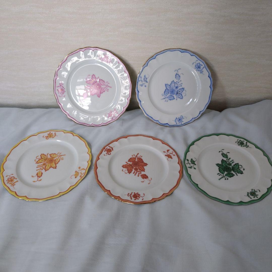 蔵出し【アンティーク】『LIMOGES』リモージュ ケーキ デザート皿 5枚