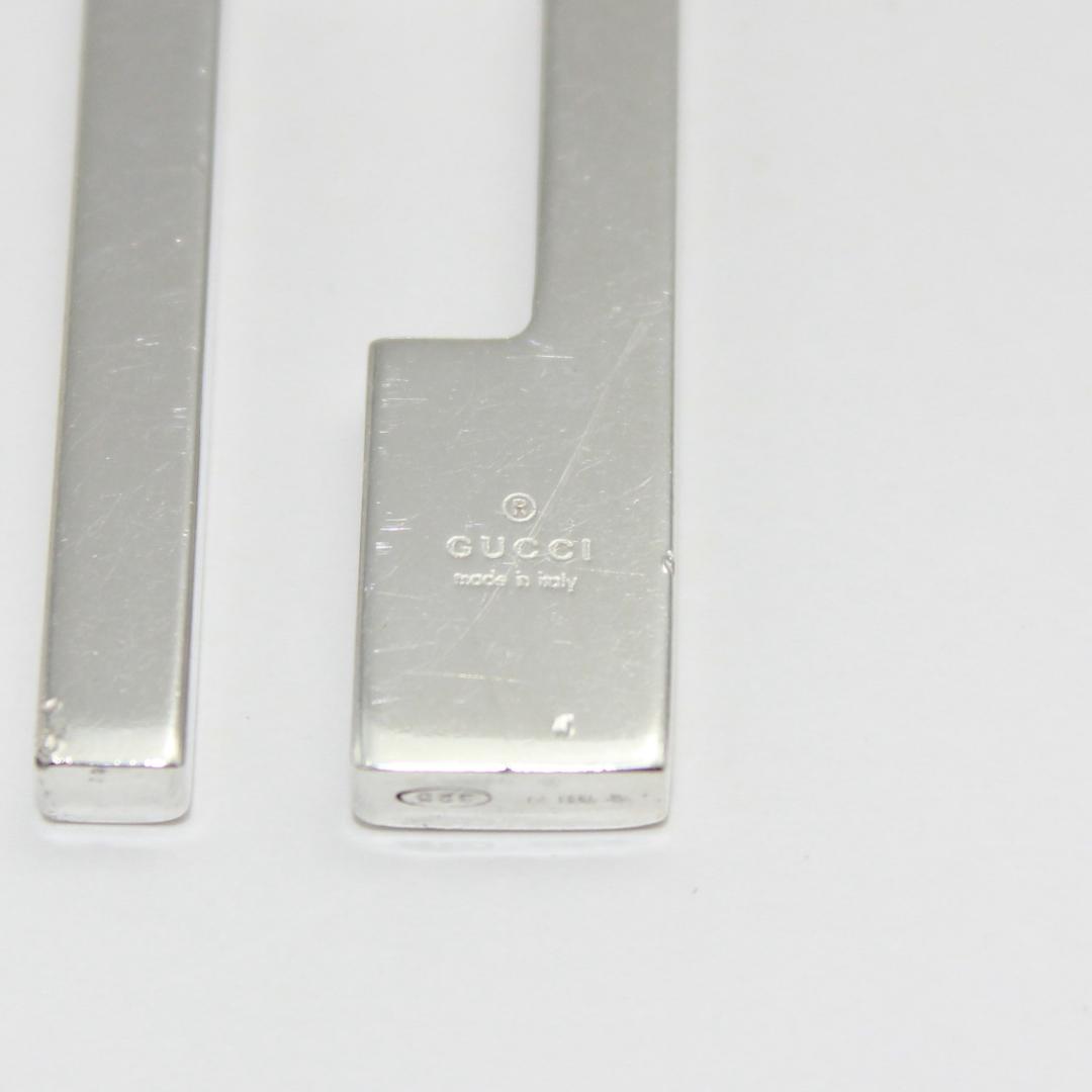 美品 GUCCI グッチ Gロゴ シルバー ネックレス アクセサリー SV925