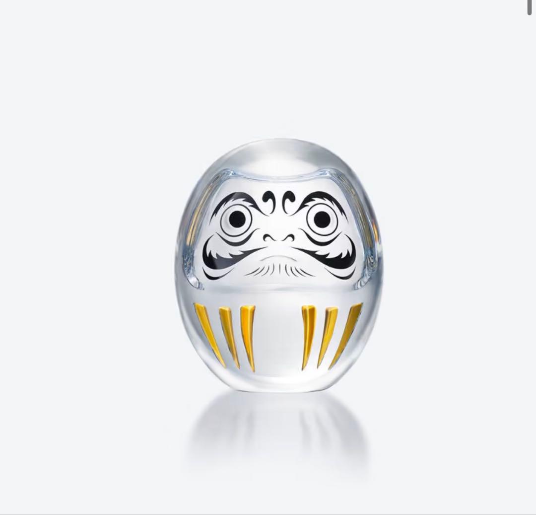 【花椿】バカラ　だるま　Baccarat 縁起物