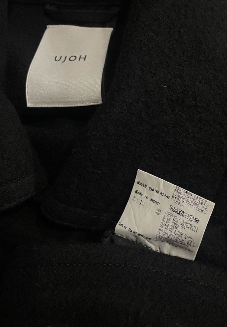 こ*ひ様 日本製 UJOH ウジョー Square Cloakロングコートケープ