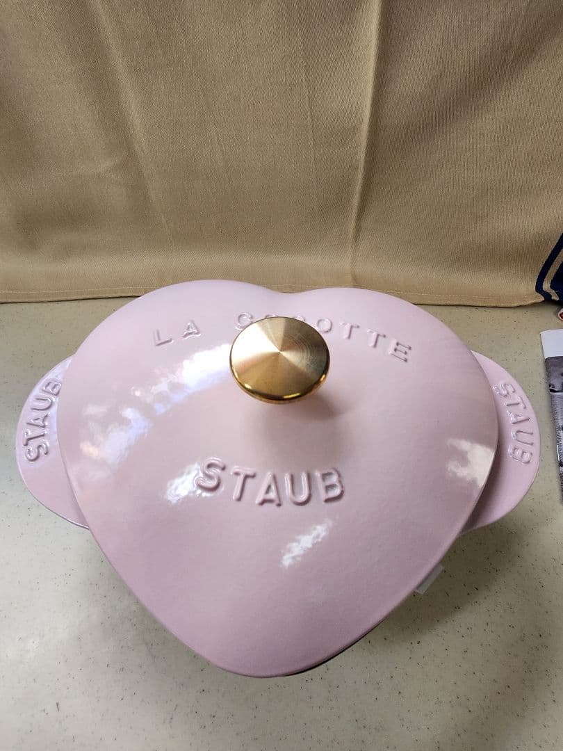 ストウブ(STAUB )ハートココット 20cm ソルベローズ