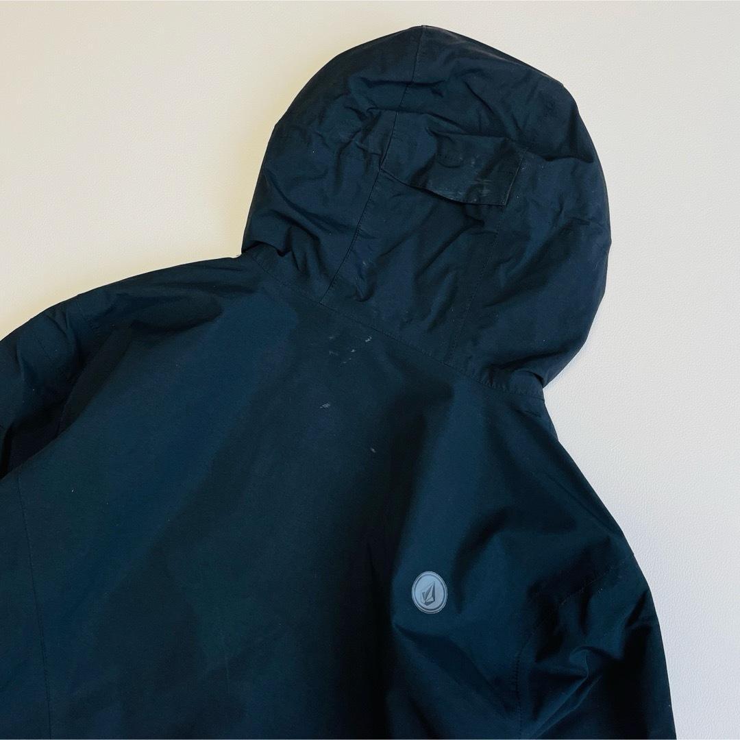 6678 ボルコム　ジャケット　ゴアテックス　無地　スノボウェア　ブラック