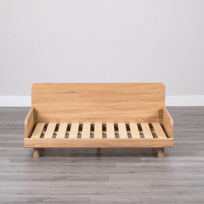 北欧風アームレス２人掛けソファ 幅140cm ラブソファ コンパクト（1266）