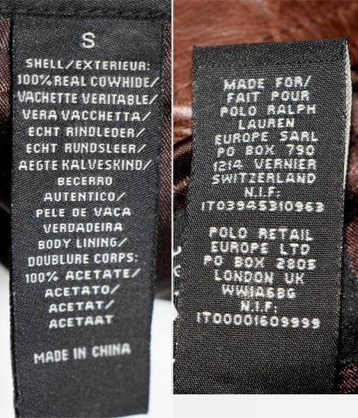 ま*く様 Ralph Laruen ポロ ラルフローレン レザー ライダースジャ