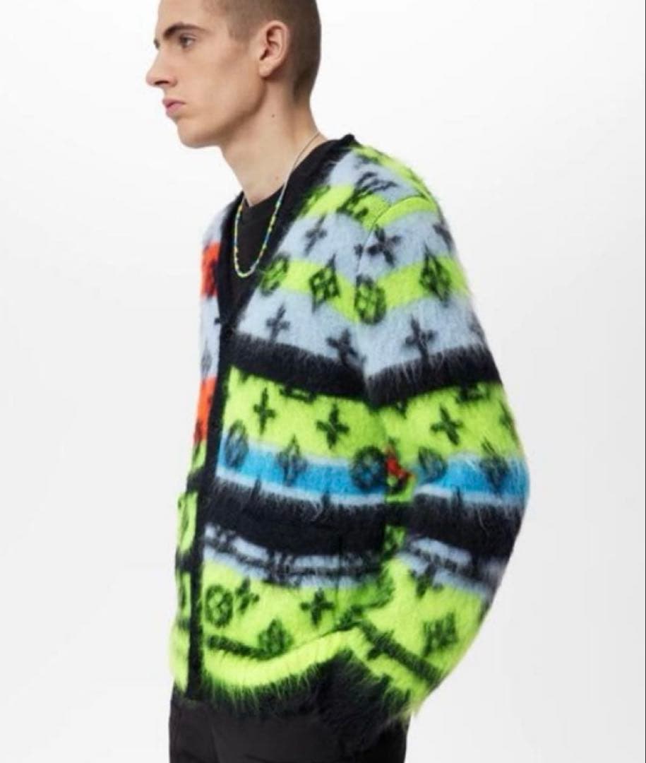 LOUIS VUITTON 多色カーディガンM