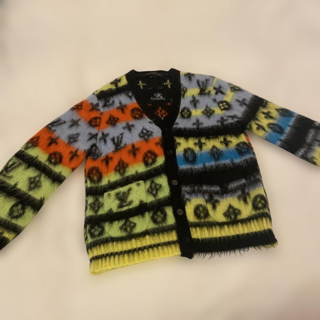 LOUIS VUITTON 多色カーディガンM