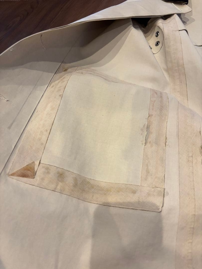 ★マッキントッシュ★アイボリーベージュ スプリングコート　レディース34サイズ