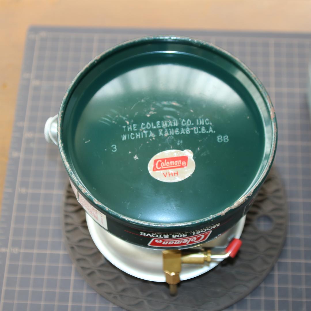 美品　希少　コールマン ５０８　２レバー　 No.163