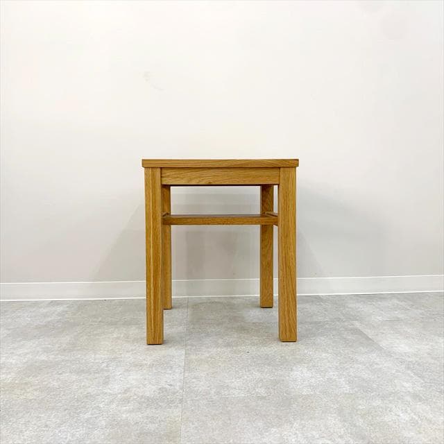 無印良品無垢材サイドテーブルベンチ