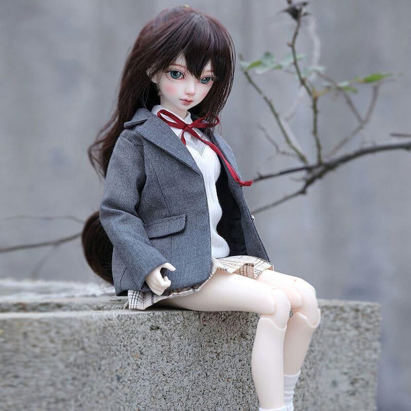 BJD 1/4 ドール本体　Kasa　球体関節人形 ハンドメイド