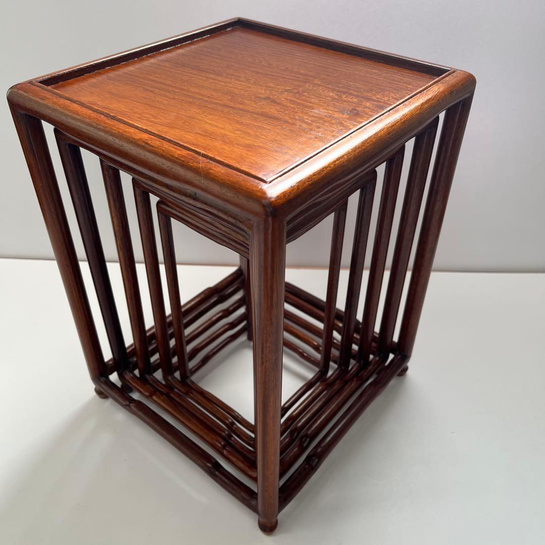 花台　唐木家具　飾台　盆栽高台　花台 香炉台