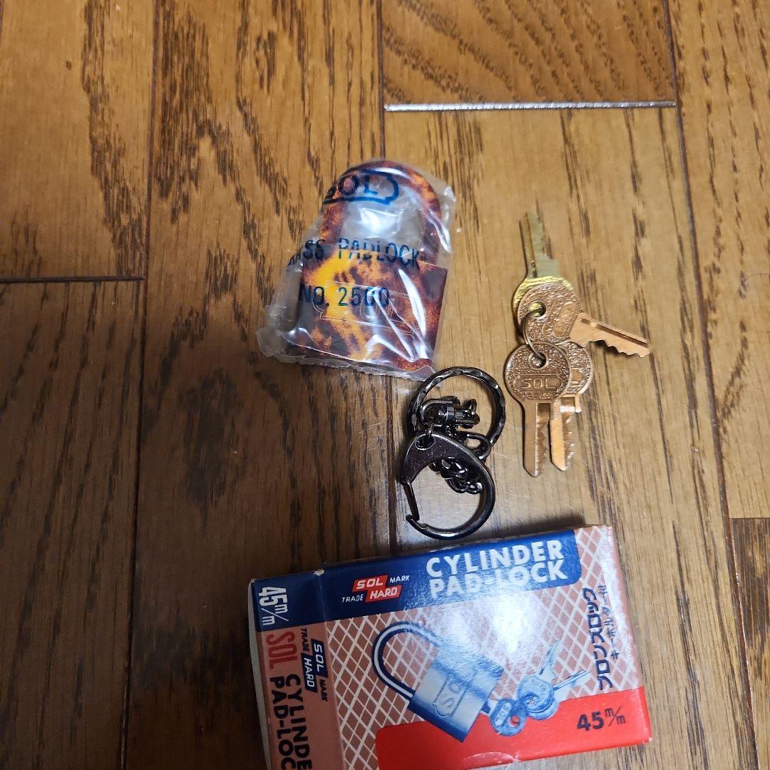 南京錠45mm　ソールハードシリンダー6個