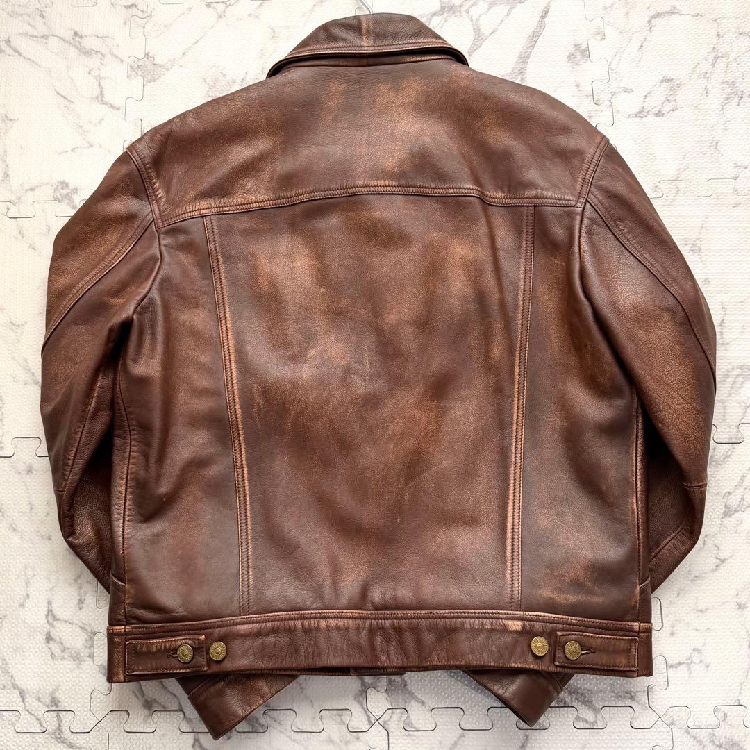 DIESEL L-RILEY GIACCA ヴィンテージ加工 レザージャケット