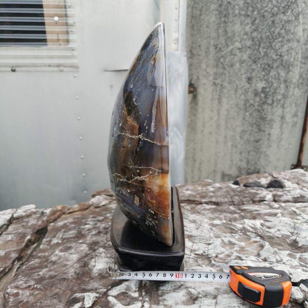 ブラジル産　アゲート　17.7キロ　瑪瑙　鑑賞石　石　置物　オブジェ　インテリア