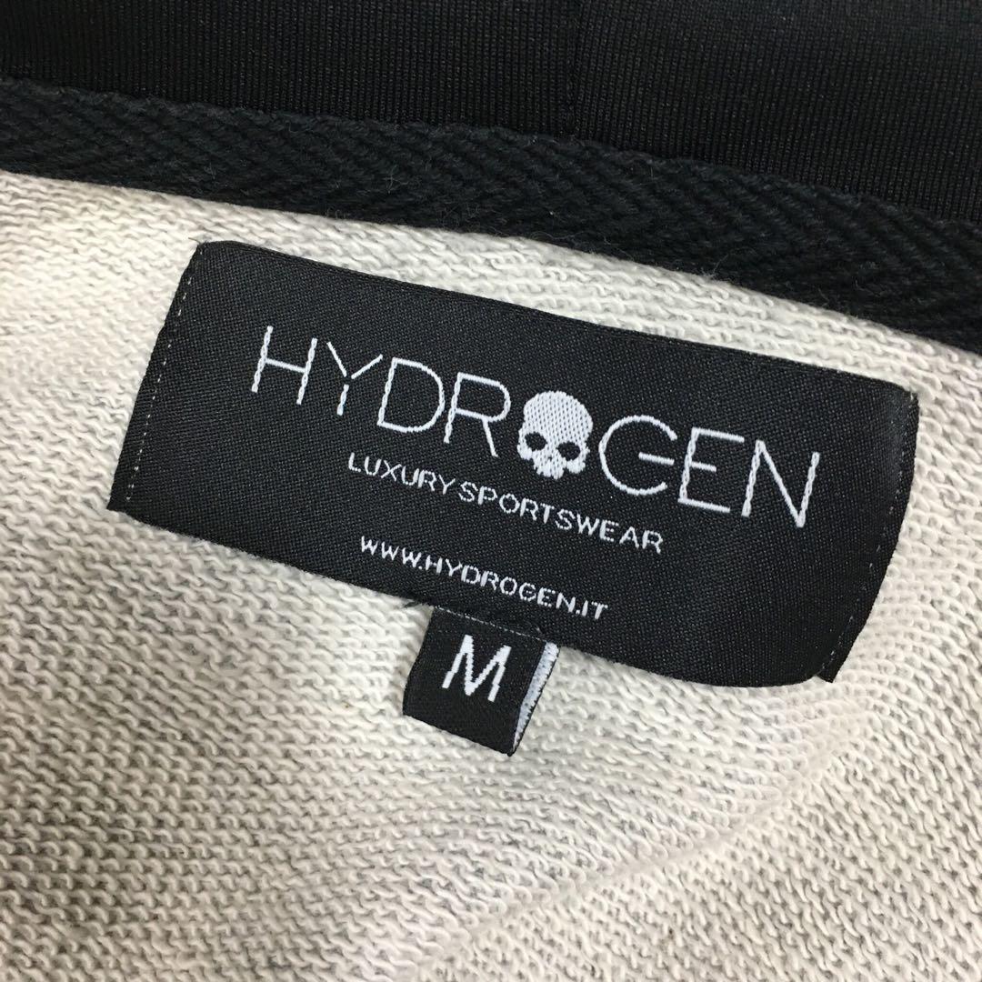 ハイドロゲン 切り替えセットアップ ジャージ パーカー スウェット グレー M