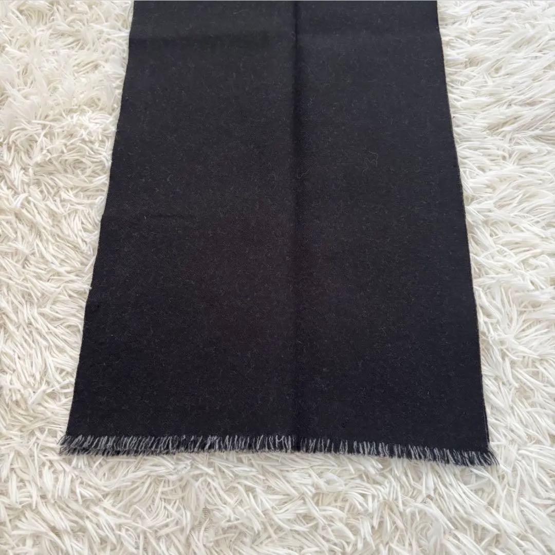 GUCCI グッチ GG リバーシブル ウール マフラー グレー ブラック