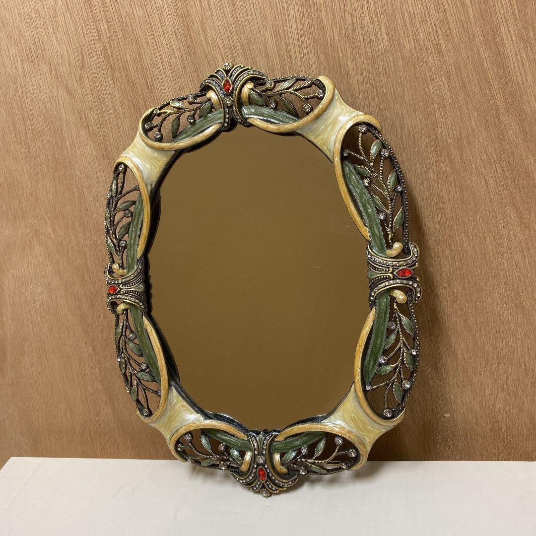 アールヌーボー　壁掛け鏡　ミラー