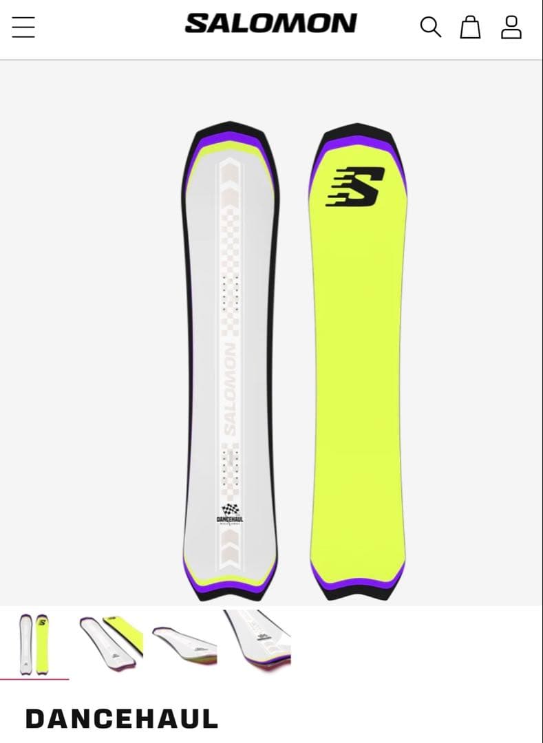 美品】24-25 SALOMON DANCEHAUL 154cm