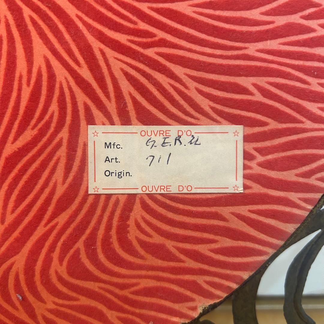 ☆イタリア製☆アンティーク　壁掛け　鏡　ミラー　フレンチ　ビンテージ　アールデコ