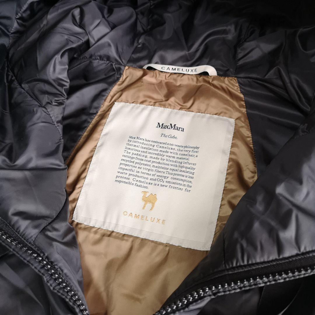 美品 Max Mara The Cube GREENGO ジレ ダウンベスト 黒