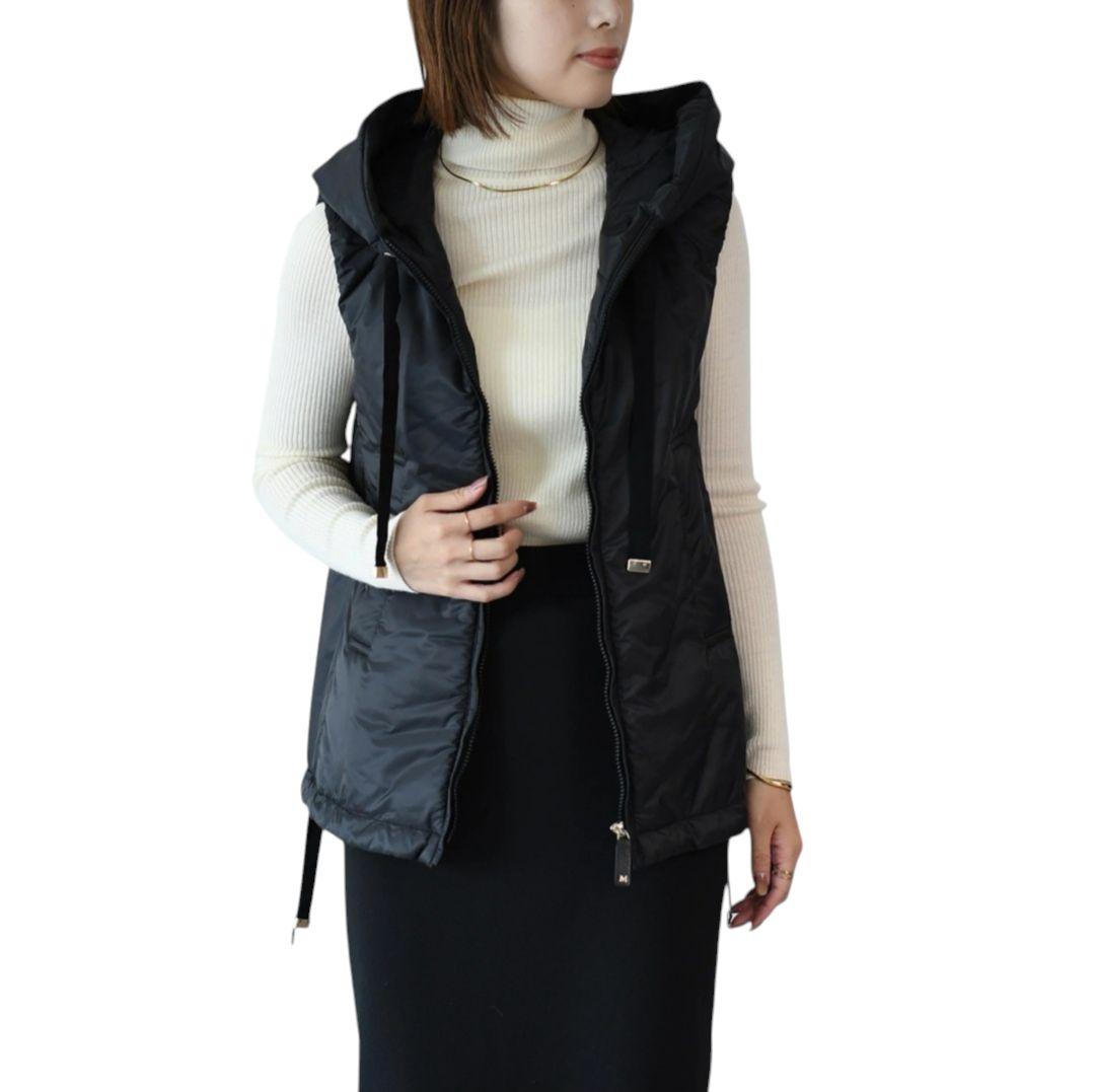 美品 Max Mara The Cube GREENGO ジレ ダウンベスト 黒