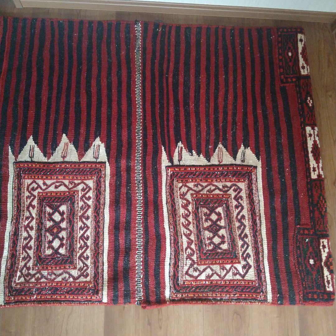 アンティーク☆トルコの手織カーペット☆ラクダの荷物入れ