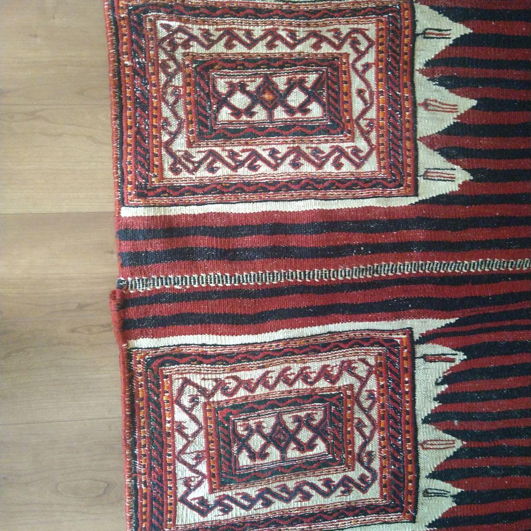 アンティーク☆トルコの手織カーペット☆ラクダの荷物入れ