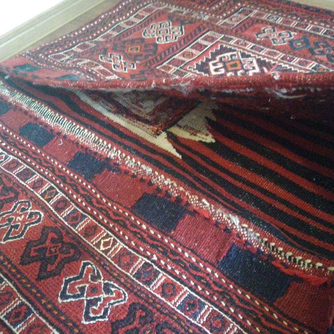 アンティーク☆トルコの手織カーペット☆ラクダの荷物入れ
