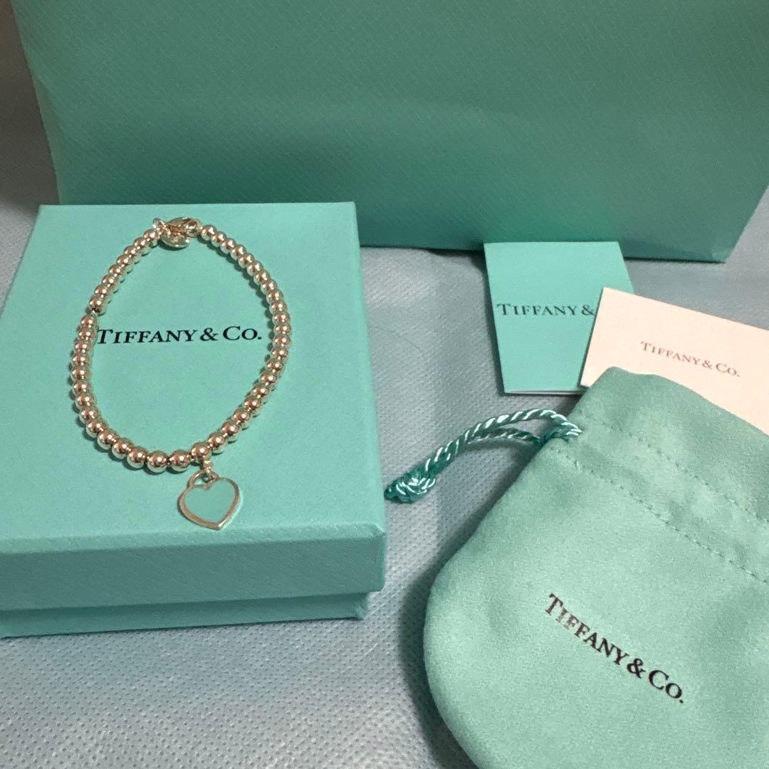 ティファニー　ブルーハート　ブレスレット