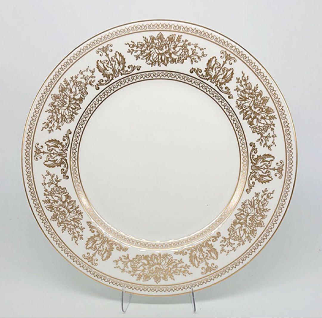 値下げしました❗️ウェッジウッド　コロンビアゴールドプレート　20cm