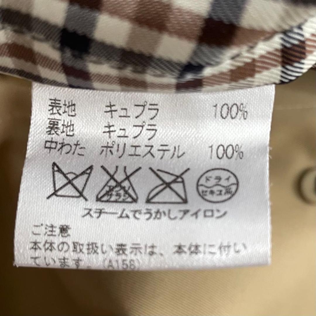 【極美品】Aquascutum トレンチコート L　8 中綿ライナー付　ベルト