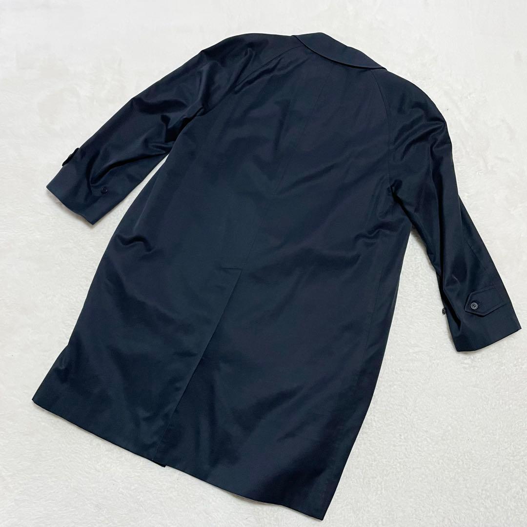 極美品 バーバリーズ トレンチコート ロング ネイビー ノバチェック ライナ