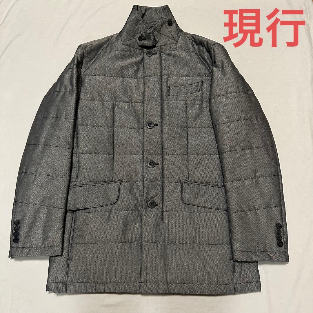 極美品　現行　ダーバン　ステンカラーコート　ブルゾン　 グレー　キルティング